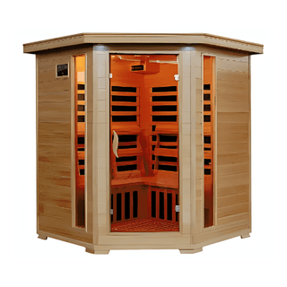 HeatWave Tucson 4 Person Carbon Corner Infrared Sauna
