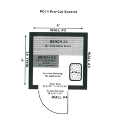 PC44 Indoor Sauna Kit